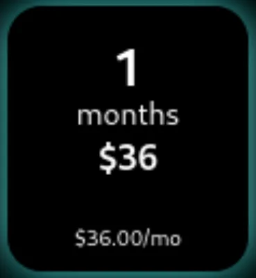 Boo app screenshot with subscription price.