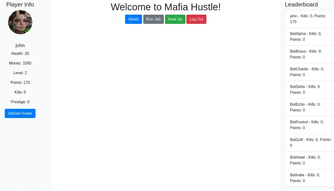 Mafia Wars game screenshot