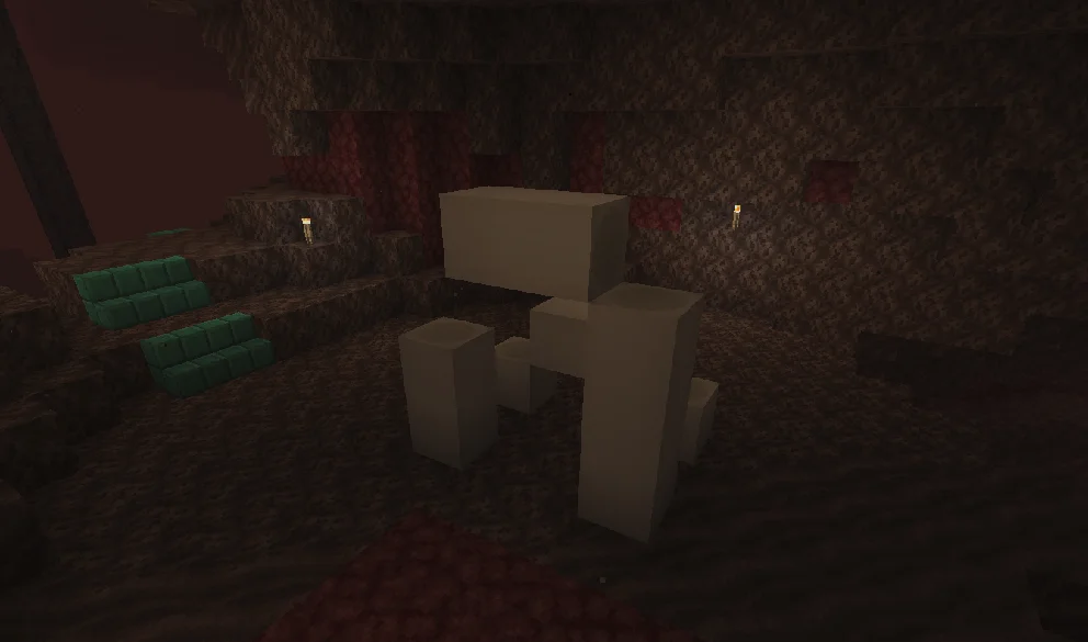 Fossils in the Soul Valley with no Dried Ghasts nearby