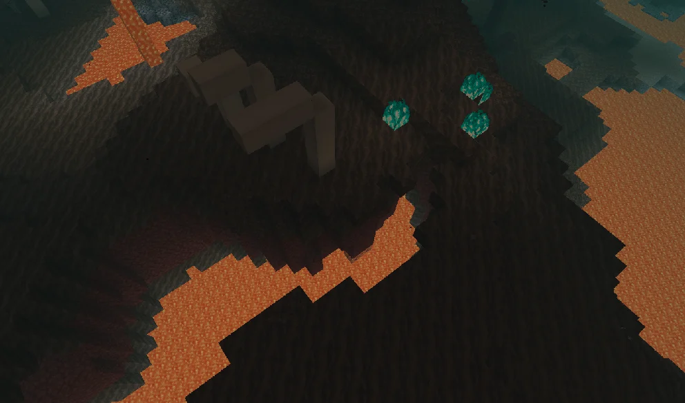 Fossils with no Dried Ghasts nearby