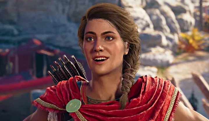 Kassandra, the Spartan mercenary from Assassin's Creed