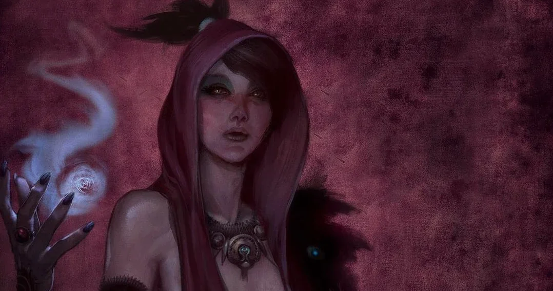 Morrigan, a powerful witch from Dragon Age.