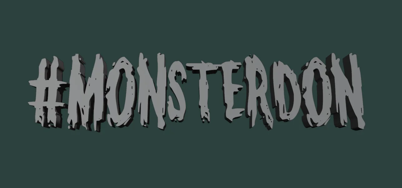 Mastodon monster logo, symbolizing the platform's issues.