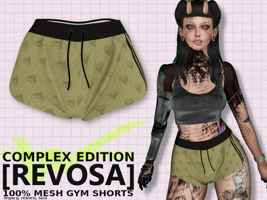 Pair of shorts in various colors and patterns