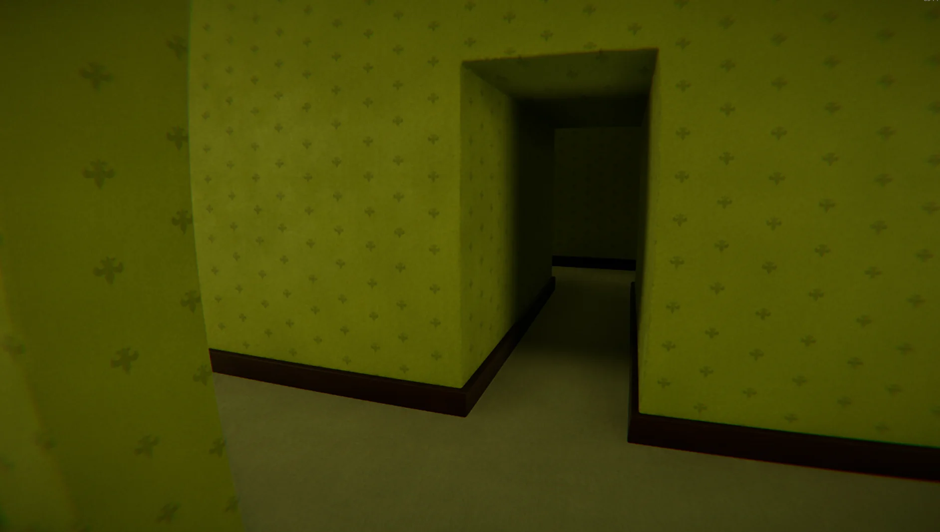 image of a hallway that doesn't look at all unlike the actual backrooms
