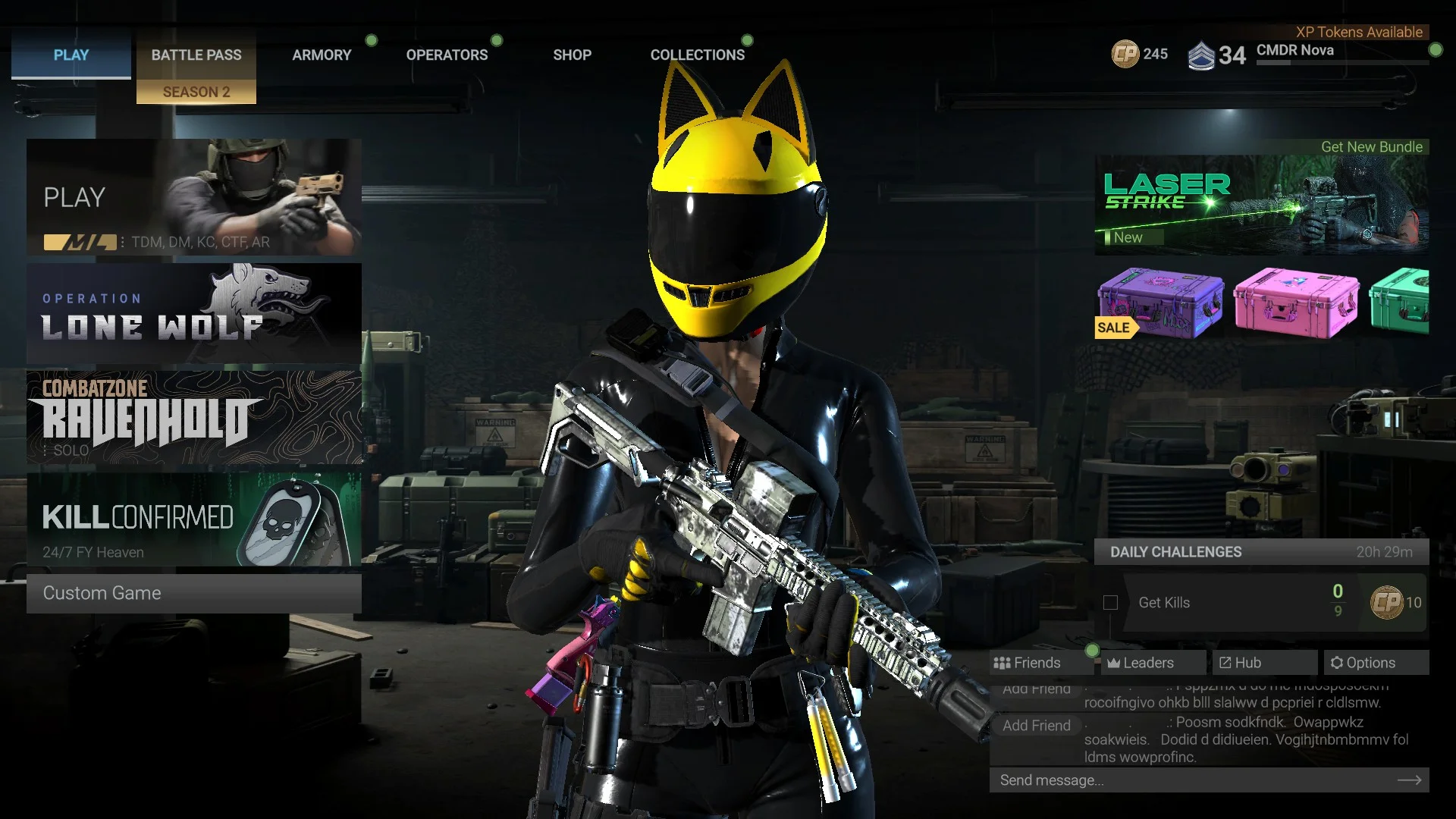 Gameplay screenshot of a first-person shooter.